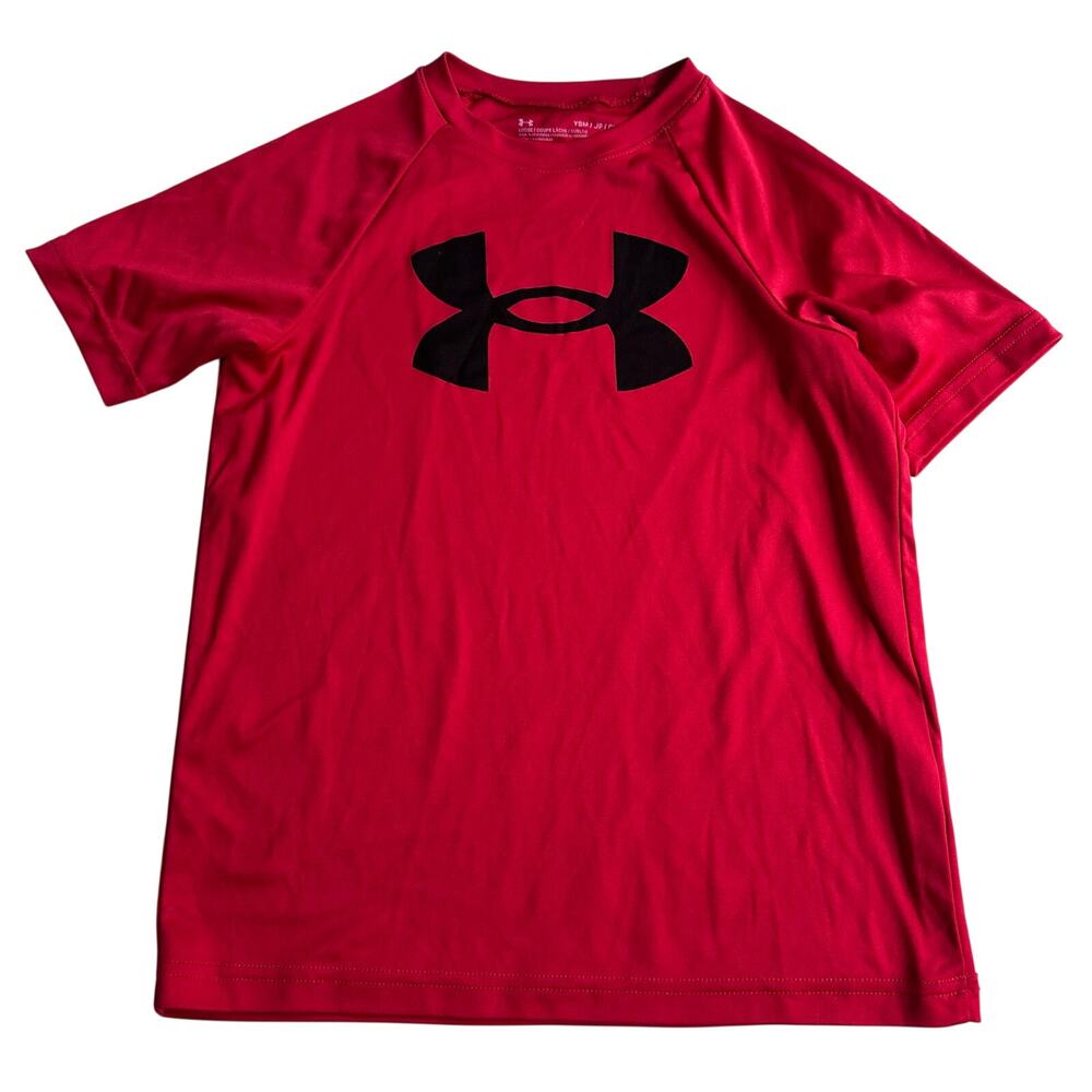 Under Armour Youth Boys Red Athletic T-Shirt - Size S